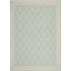 SAFAVIEH Courtyard Janell Trellis Indoor/ Outdoor Waterproof Patio Backyard Rug