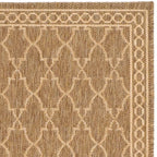 SAFAVIEH Courtyard Janell Trellis Indoor/ Outdoor Waterproof Patio Backyard Rug