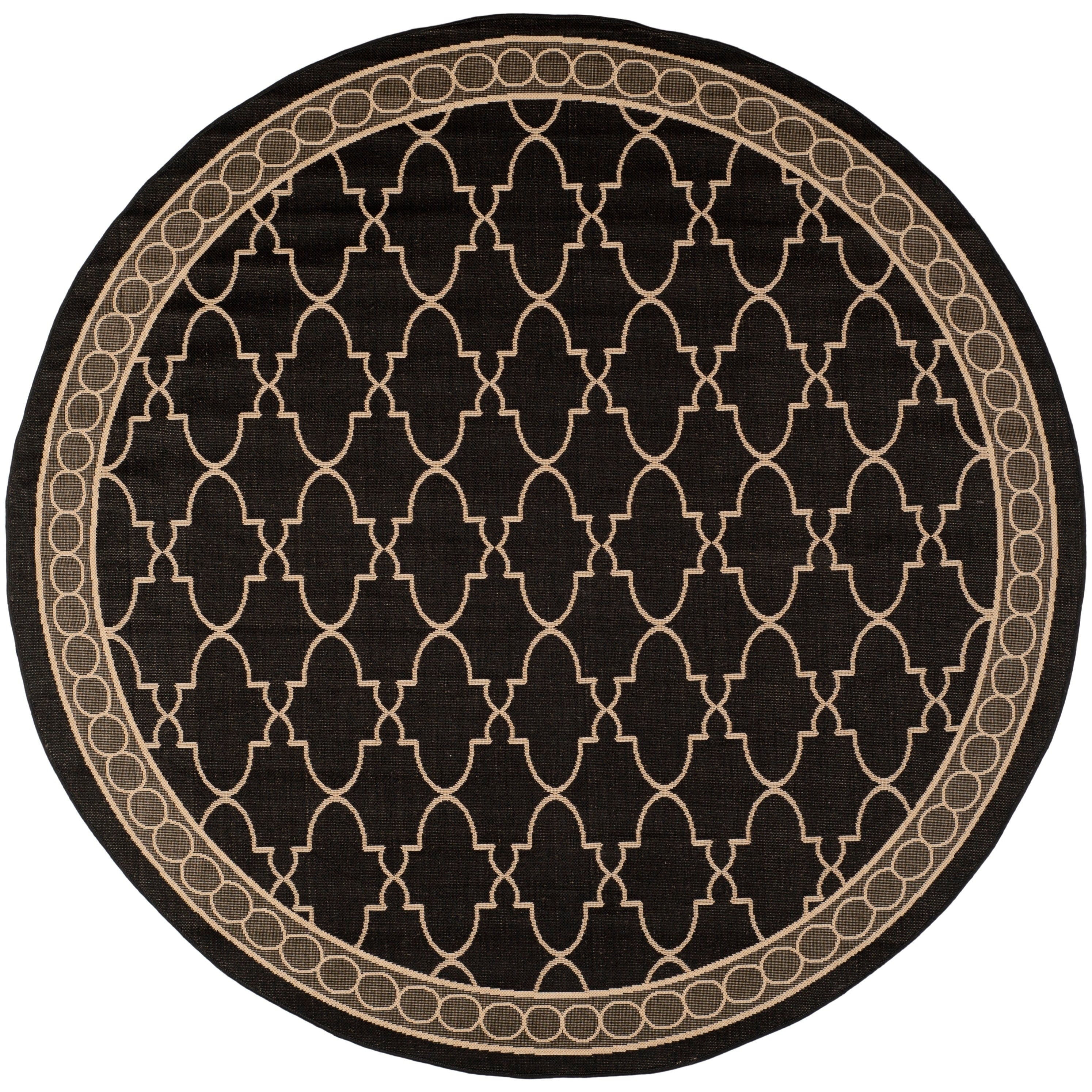 SAFAVIEH Courtyard Janell Trellis Indoor/ Outdoor Waterproof Patio Backyard Rug