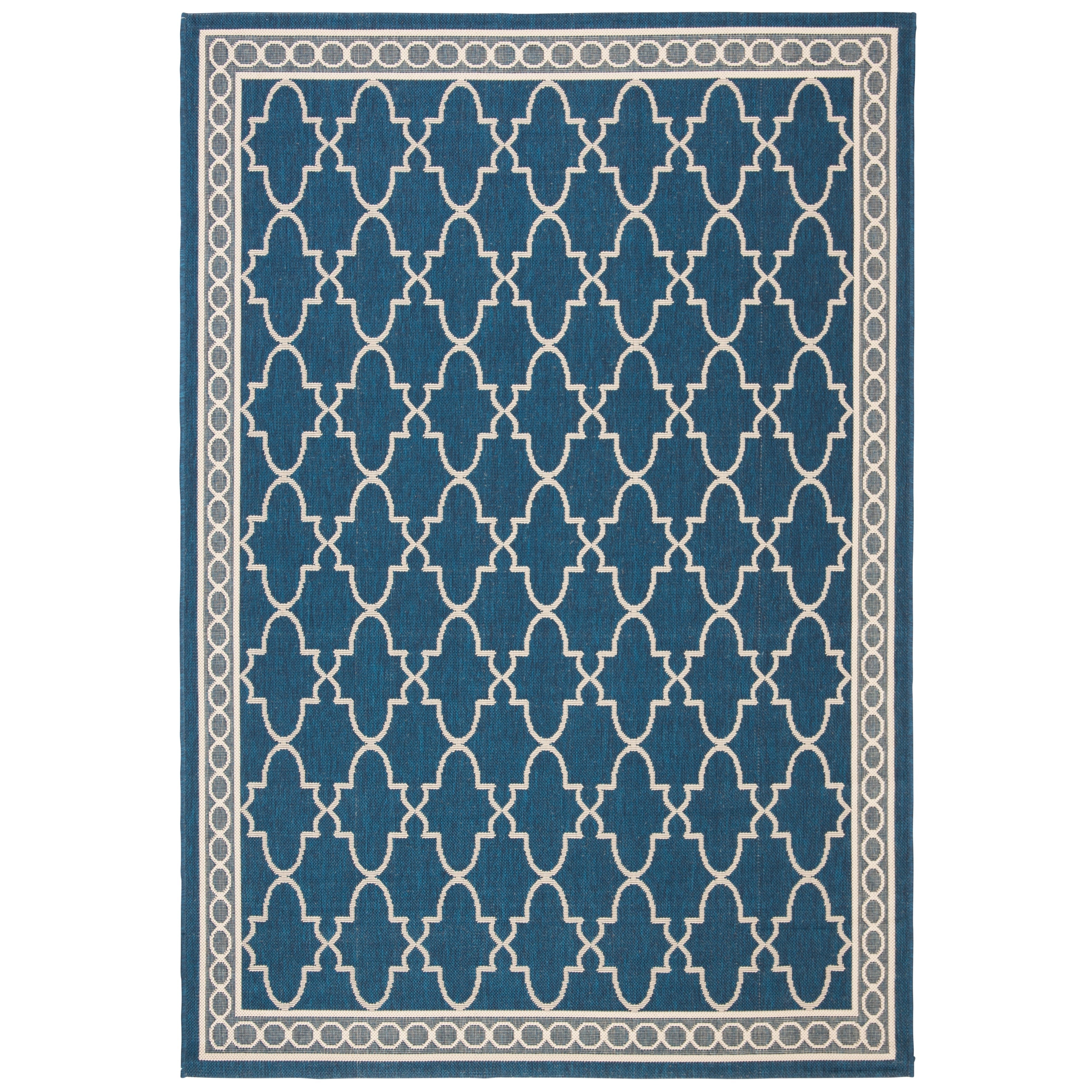 SAFAVIEH Courtyard Janell Trellis Indoor/ Outdoor Waterproof Patio Backyard Rug
