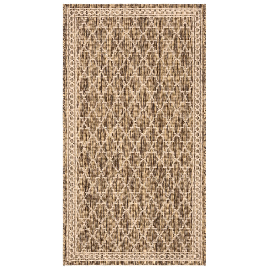 SAFAVIEH Courtyard Janell Trellis Indoor/ Outdoor Waterproof Patio Backyard Rug