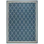 SAFAVIEH Courtyard Janell Trellis Indoor/ Outdoor Waterproof Patio Backyard Rug