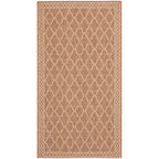 SAFAVIEH Courtyard Janell Trellis Indoor/ Outdoor Waterproof Patio Backyard Rug