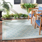 SAFAVIEH Courtyard Janell Trellis Indoor/ Outdoor Waterproof Patio Backyard Rug