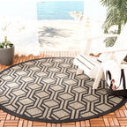 SAFAVIEH Courtyard Jeanine Indoor/ Outdoor Waterproof Patio Backyard Rug