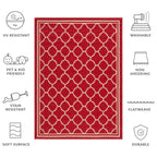 SAFAVIEH Courtyard Kristelle Indoor/ Outdoor Waterproof Patio Backyard Rug