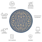 SAFAVIEH Courtyard Miljeta Indoor/ Outdoor Waterproof Patio Backyard Rug