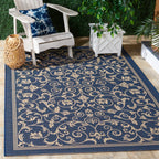 SAFAVIEH Courtyard Miljeta Indoor/ Outdoor Waterproof Patio Backyard Rug