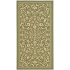 SAFAVIEH Courtyard Miljeta Indoor/ Outdoor Waterproof Patio Backyard Rug