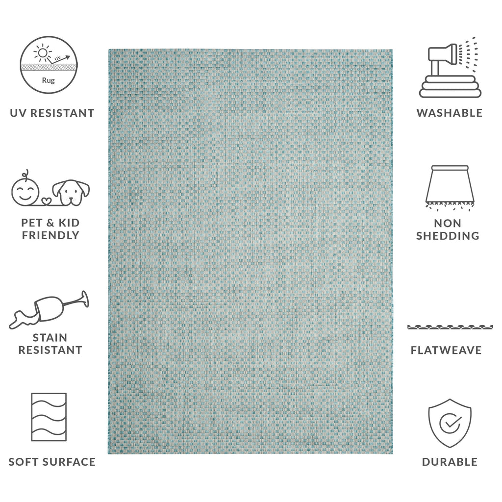 SAFAVIEH Courtyard Ragini Indoor/Outdoor Waterproof Patio Backyard Rug