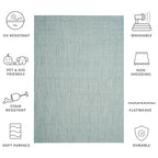 SAFAVIEH Courtyard Ragini Indoor/Outdoor Waterproof Patio Backyard Rug