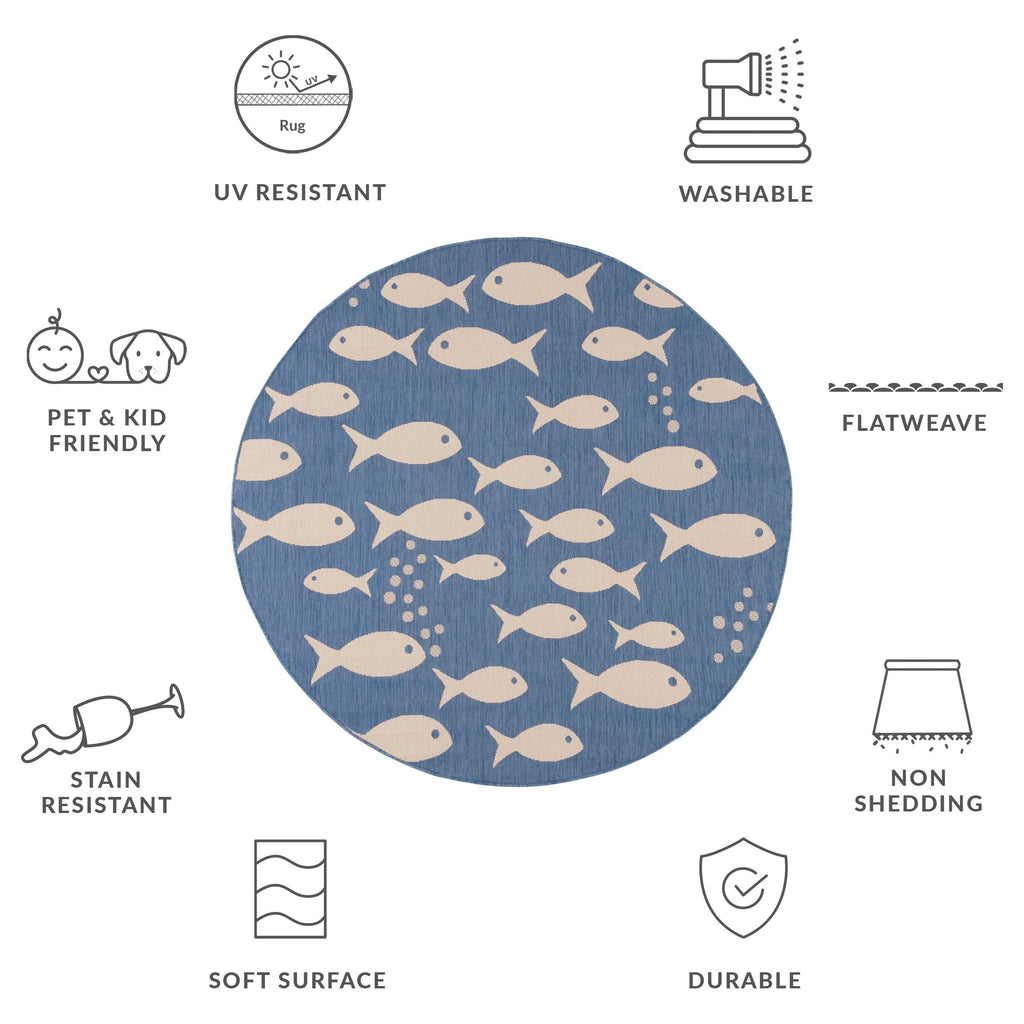 SAFAVIEH Courtyard Ragne Indoor/ Outdoor Waterproof Patio Backyard Rug