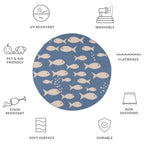 SAFAVIEH Courtyard Ragne Indoor/ Outdoor Waterproof Patio Backyard Rug