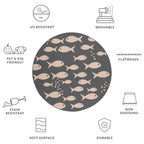 SAFAVIEH Courtyard Ragne Indoor/ Outdoor Waterproof Patio Backyard Rug