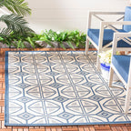 SAFAVIEH Courtyard Saundra Indoor/ Outdoor Waterproof Patio Backyard Rug