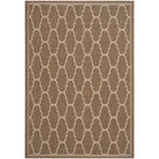 SAFAVIEH Courtyard Sufia Waterproof Trellis Backyard Patio Rug