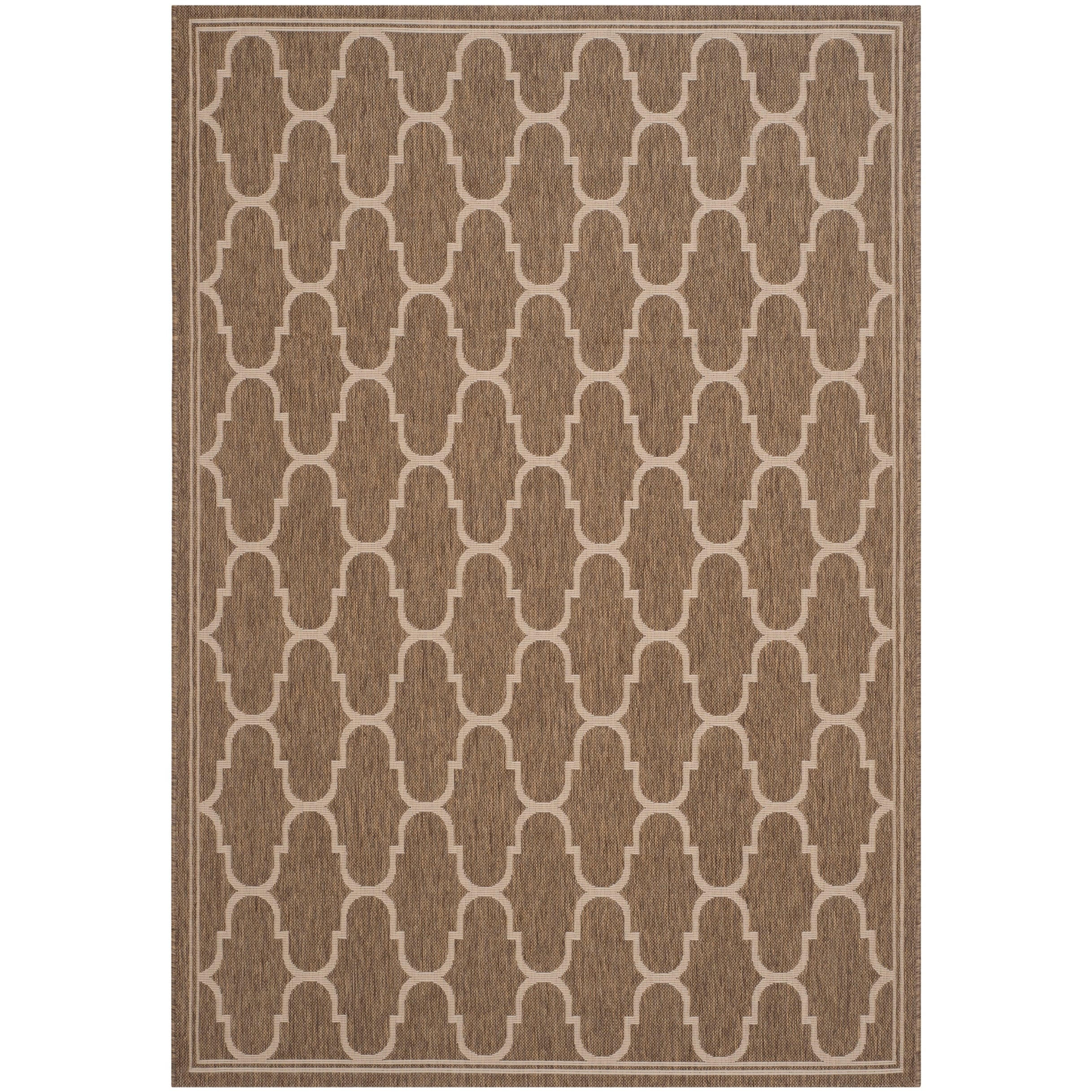 SAFAVIEH Courtyard Sufia Waterproof Trellis Backyard Patio Rug