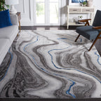 SAFAVIEH Craft Elvyra Modern Abstract Marble Pattern Rug