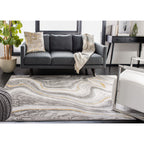 SAFAVIEH Craft Elvyra Modern Abstract Marble Pattern Rug