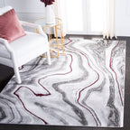 SAFAVIEH Craft Elvyra Modern Abstract Marble Pattern Rug