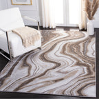 SAFAVIEH Craft Elvyra Modern Abstract Marble Pattern Rug