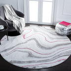 SAFAVIEH Craft Elvyra Modern Abstract Marble Pattern Rug