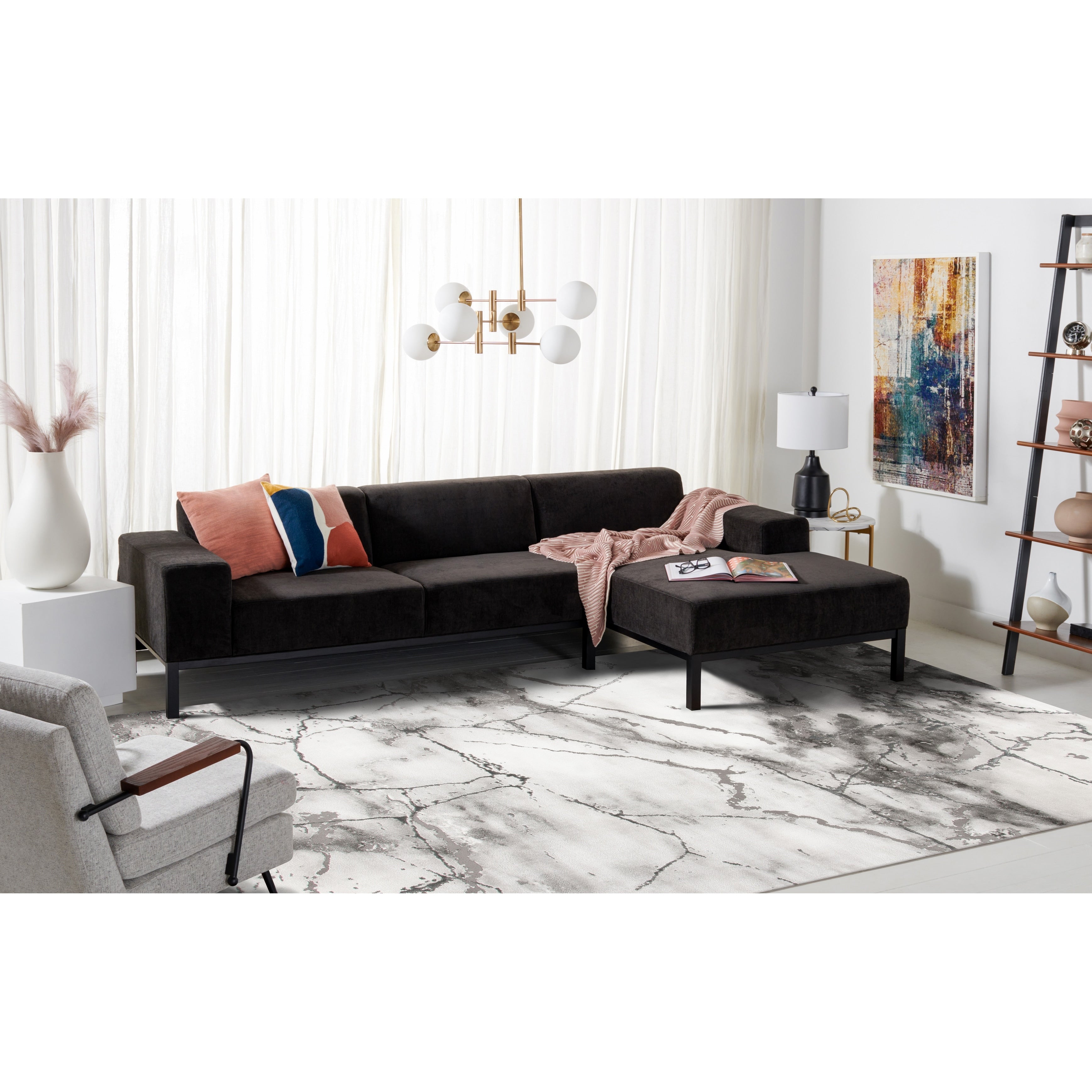 SAFAVIEH Craft Miyase Modern Abstract Rug