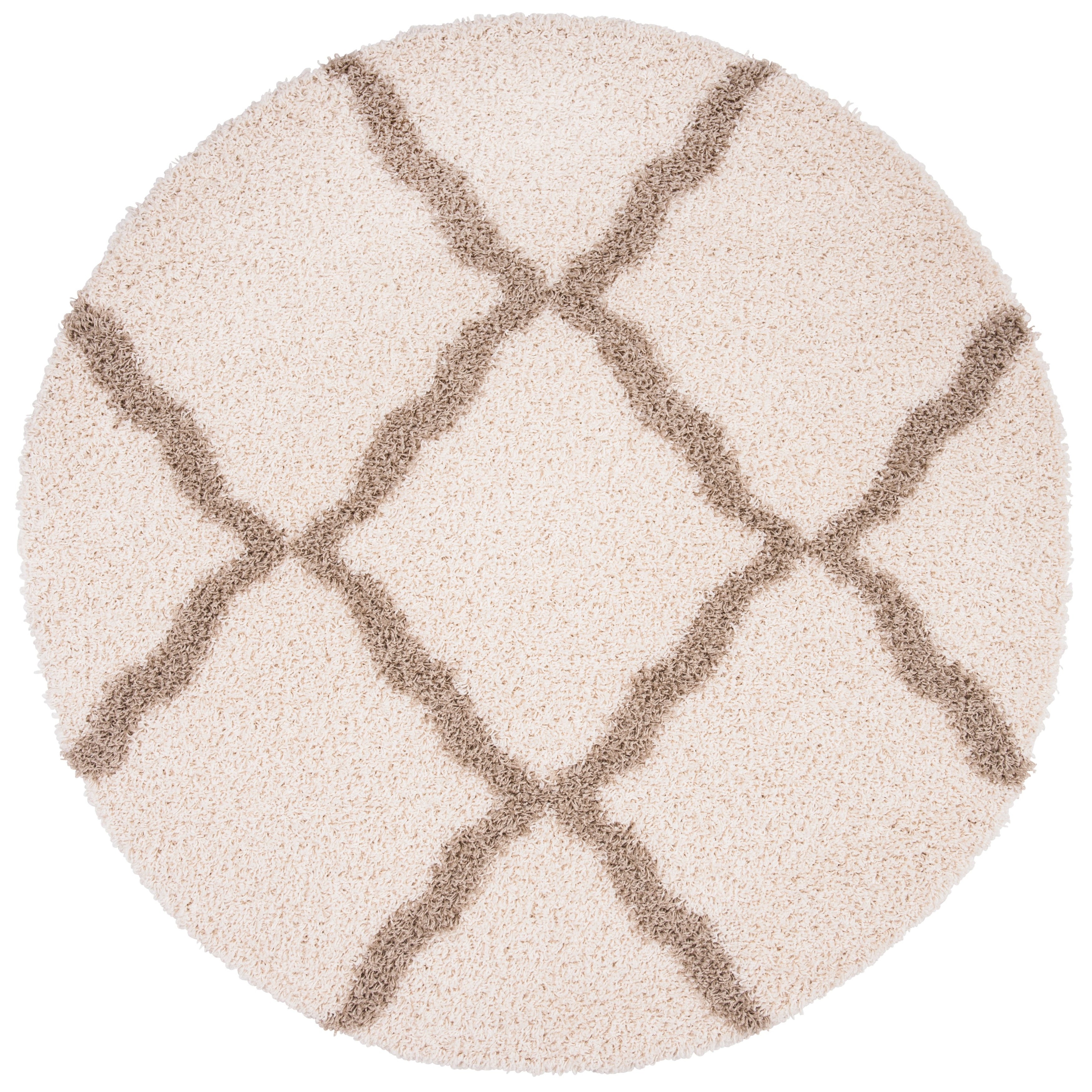 SAFAVIEH Dallas Shag Darina Trellis 1.5-inch Thick Rug
