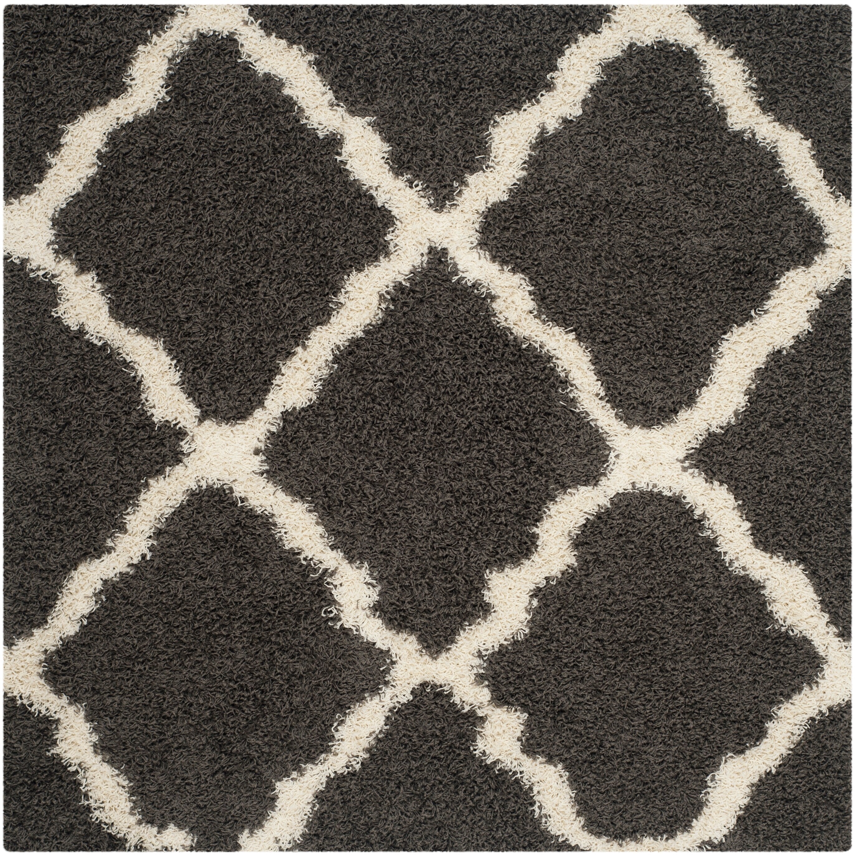 SAFAVIEH Dallas Shag Darina Trellis 1.5-inch Thick Rug