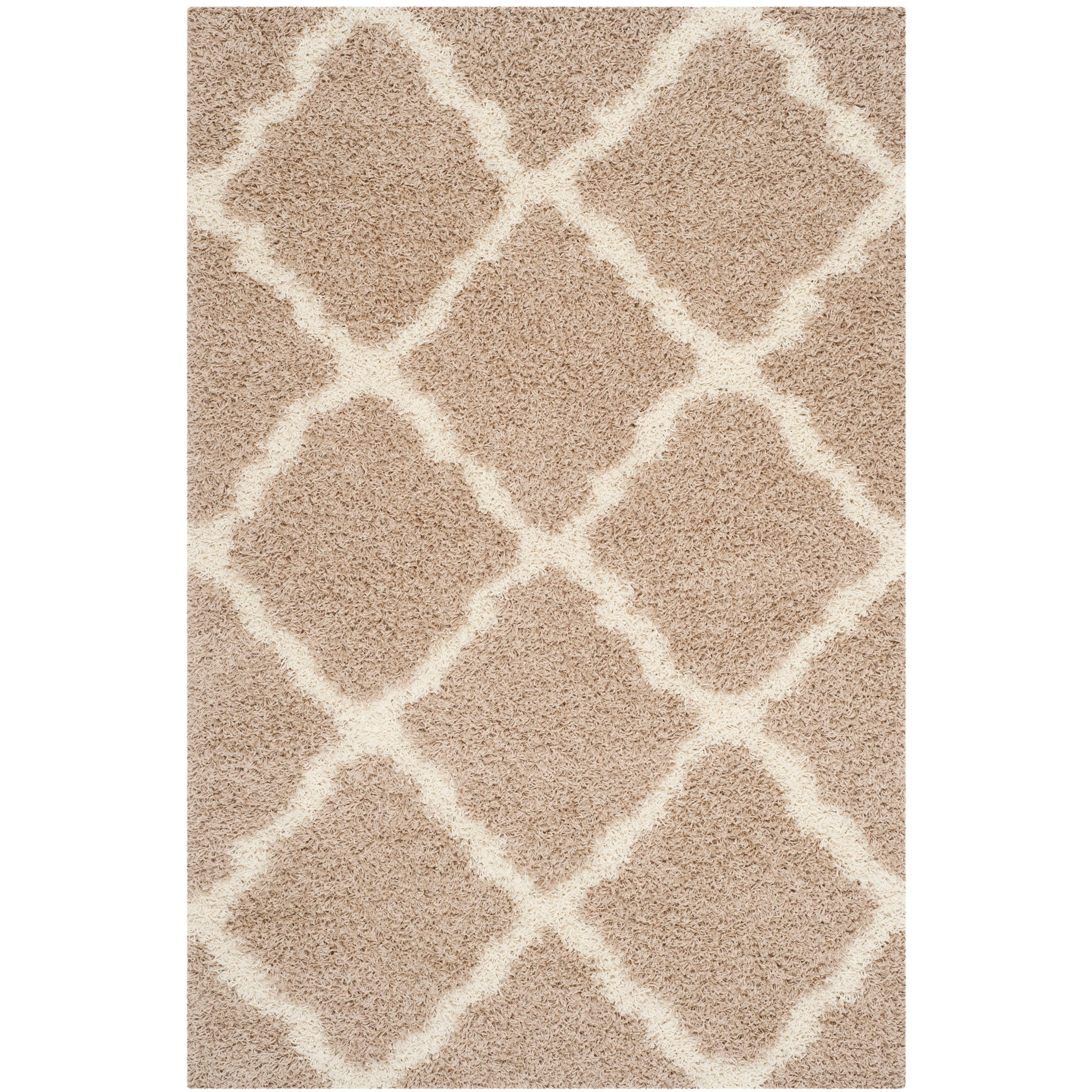 SAFAVIEH Dallas Shag Darina Trellis 1.5-inch Thick Rug
