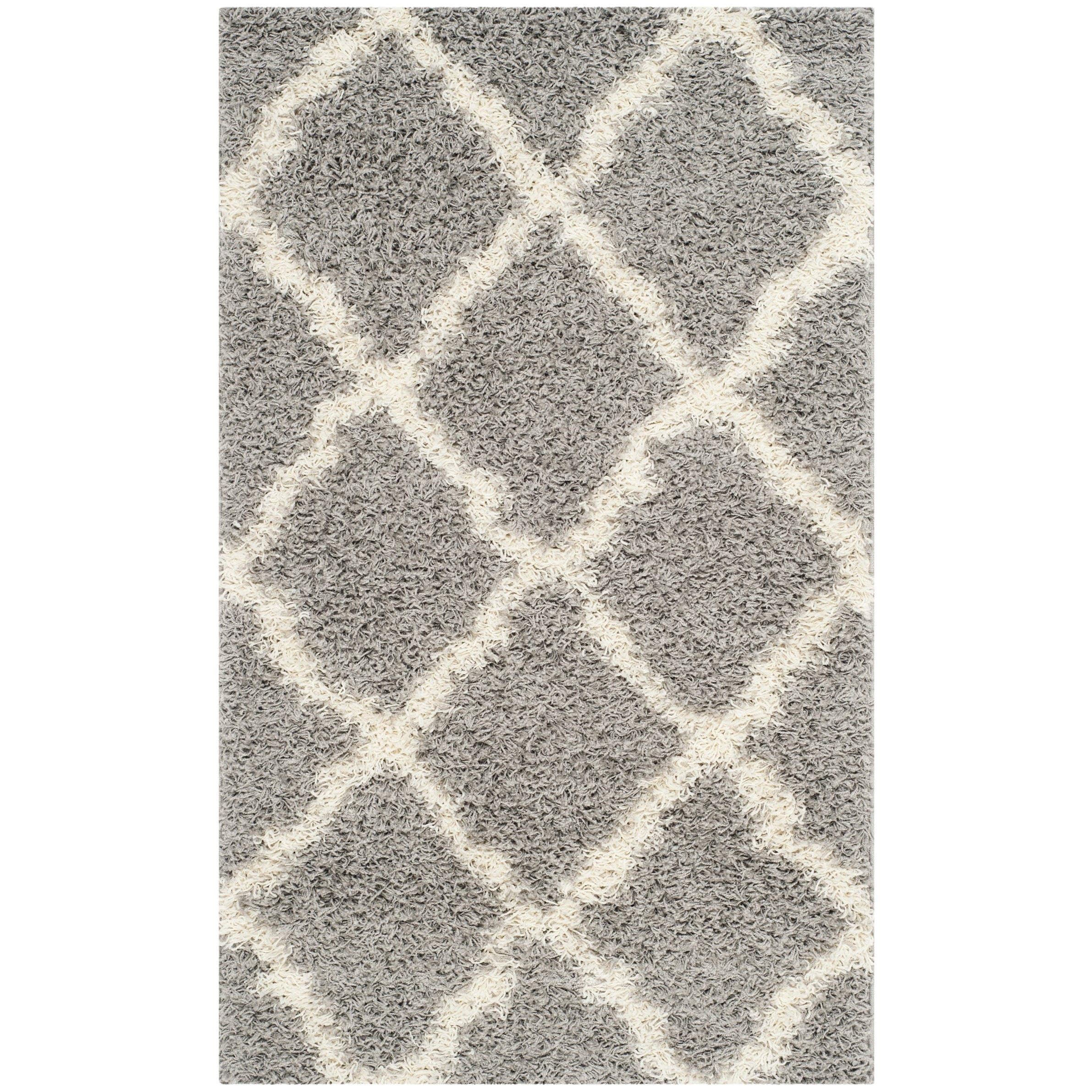 SAFAVIEH Dallas Shag Darina Trellis 1.5-inch Thick Rug