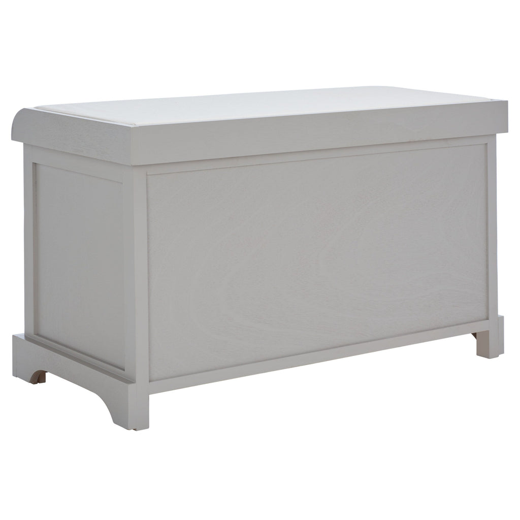 SAFAVIEH Euphemia Brown Woven Storage Basket Bench - 33.5 x 16.1 x 19.9 - 34Wx16Dx20H