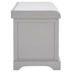 SAFAVIEH Euphemia Brown Woven Storage Basket Bench - 33.5 x 16.1 x 19.9 - 34Wx16Dx20H