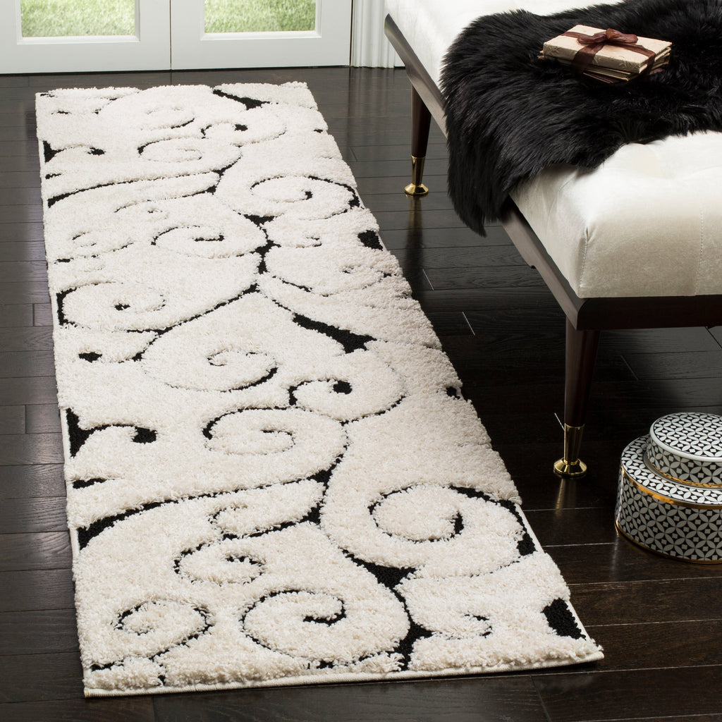 SAFAVIEH Florida Ryung Shag Scroll 1.2-inch Thick Textured Rug