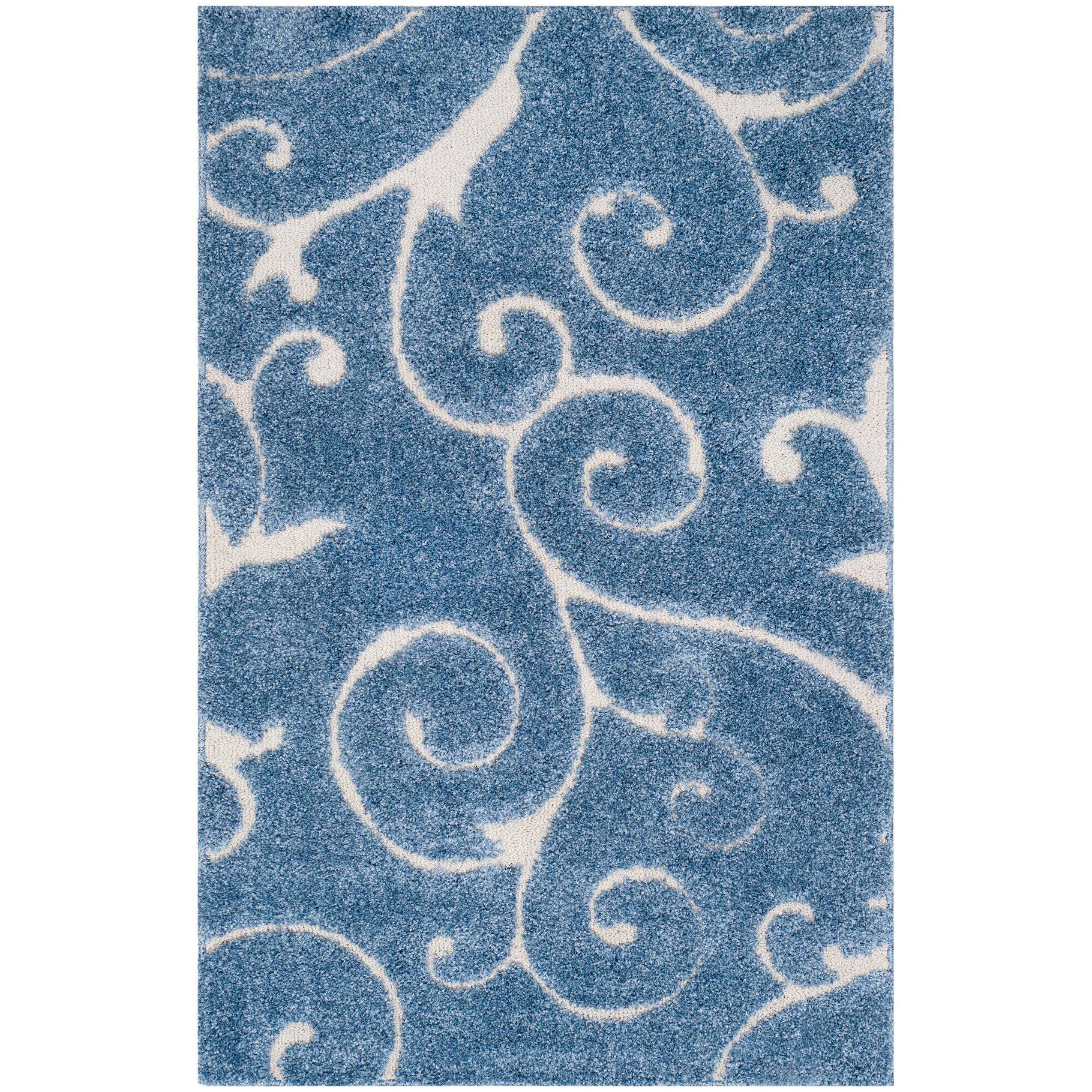 SAFAVIEH Florida Ryung Shag Scroll 1.2-inch Thick Textured Rug