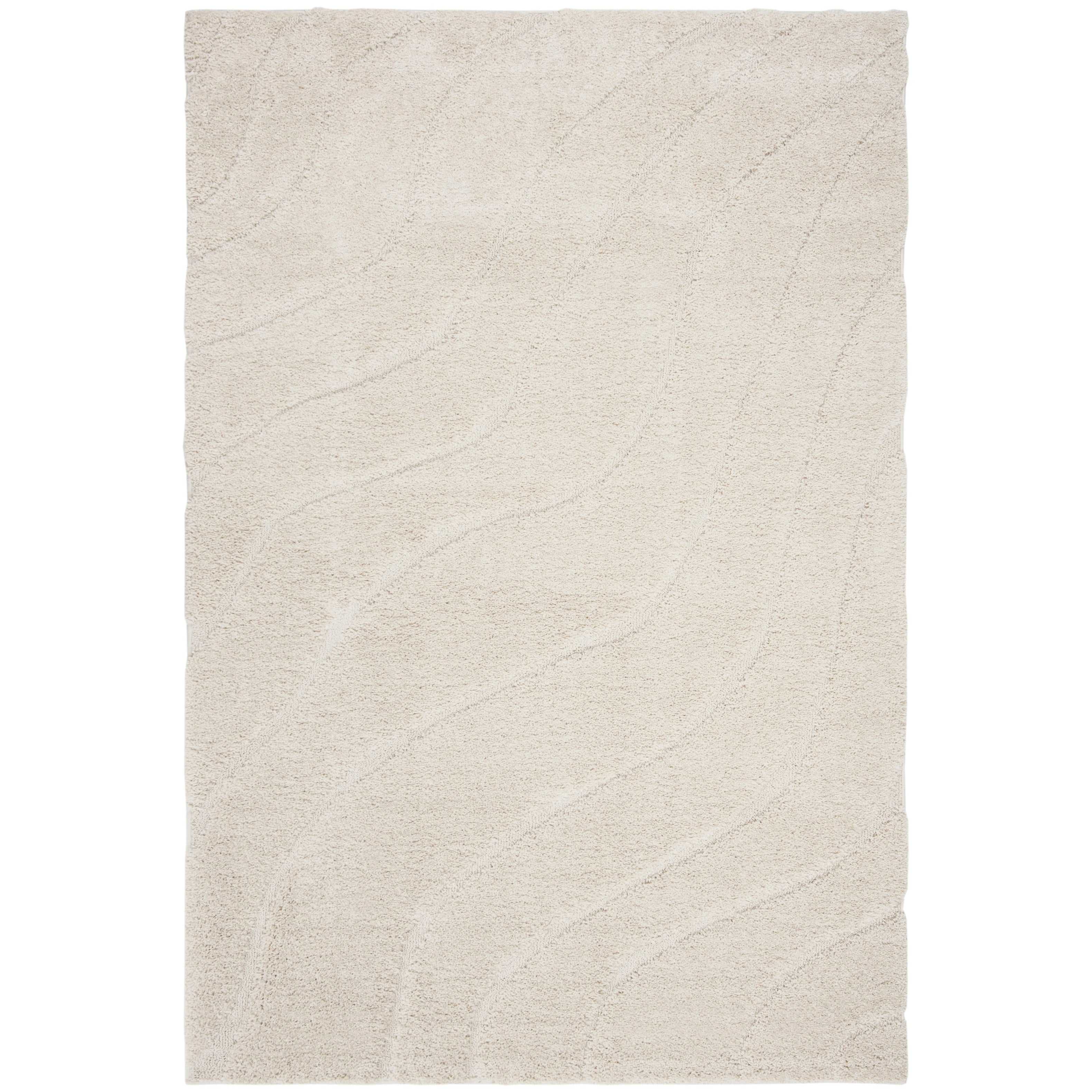 SAFAVIEH Florida Shag Borbala Soft Serene Waves 1.2-inch Thick