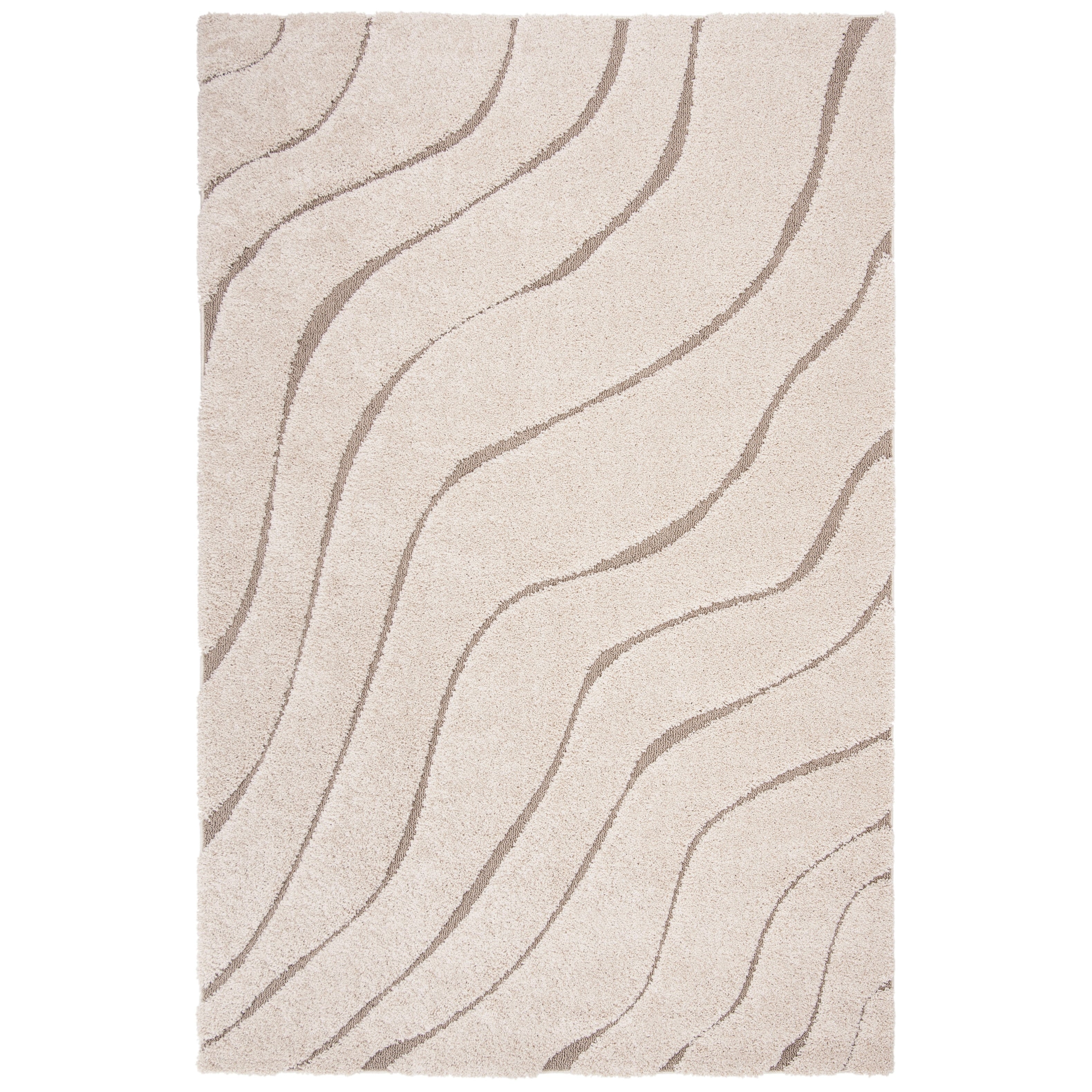 SAFAVIEH Florida Shag Borbala Soft Serene Waves 1.2-inch Thick