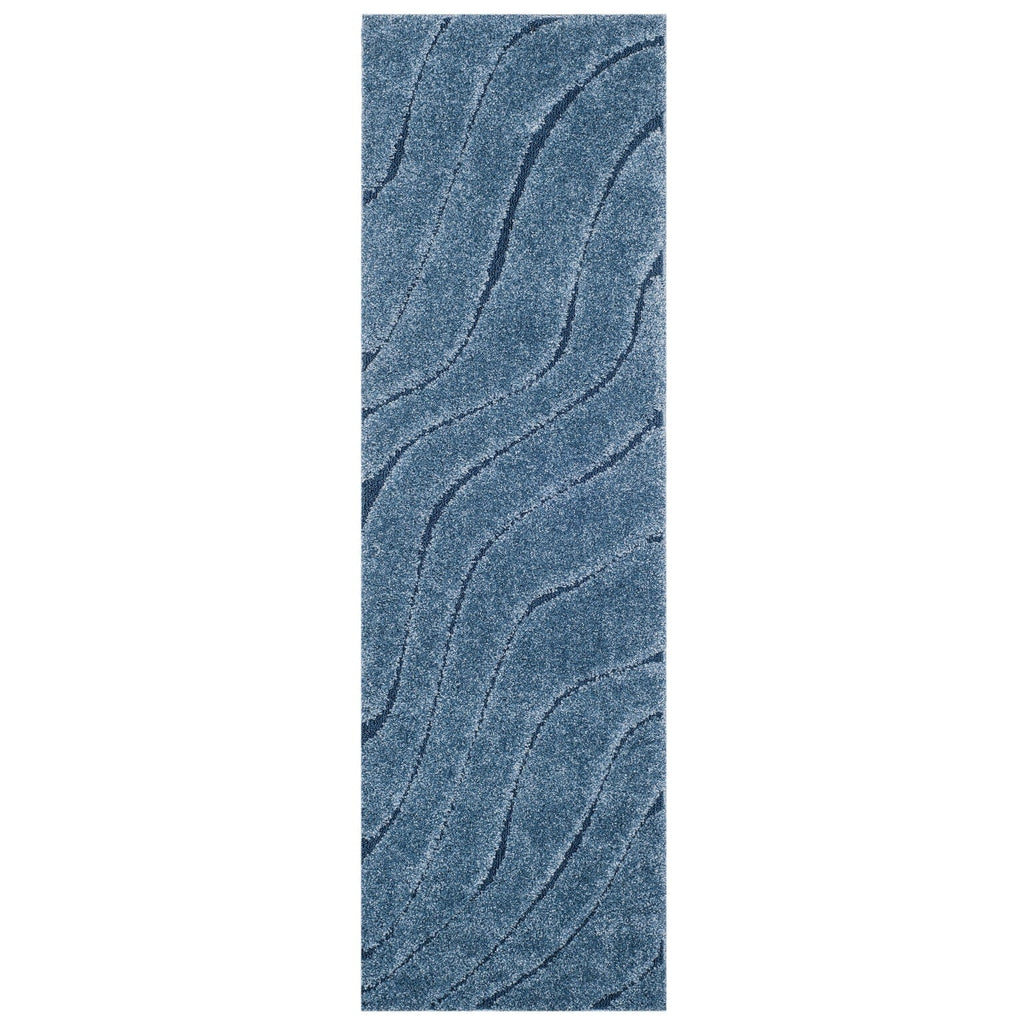 SAFAVIEH Florida Shag Borbala Soft Serene Waves 1.2-inch Thick