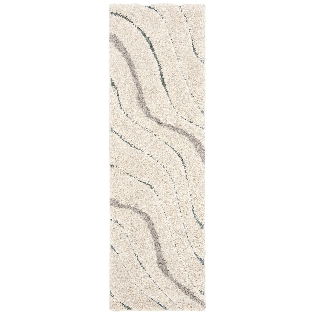 SAFAVIEH Florida Shag Borbala Soft Serene Waves 1.2-inch Thick