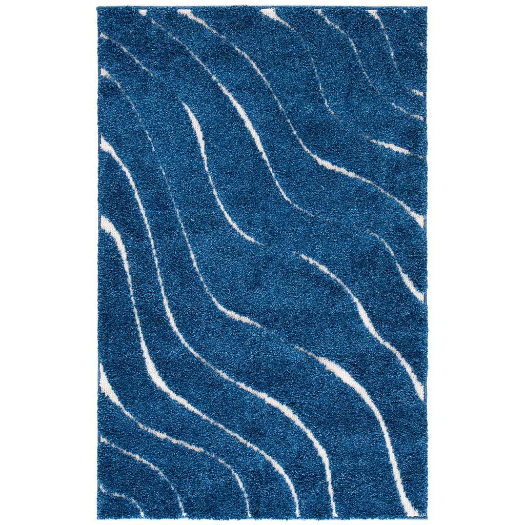 SAFAVIEH Florida Shag Borbala Soft Serene Waves 1.2-inch Thick
