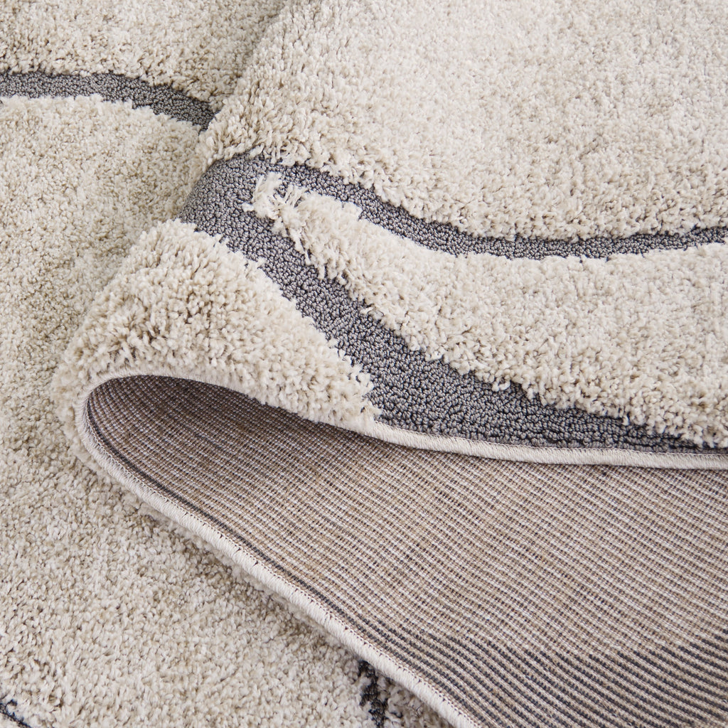 SAFAVIEH Florida Shag Staka Abstract Waves 1.2-inch Area Rug