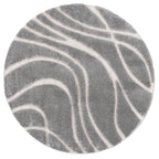 SAFAVIEH Florida Shag Staka Abstract Waves 1.2-inch Area Rug