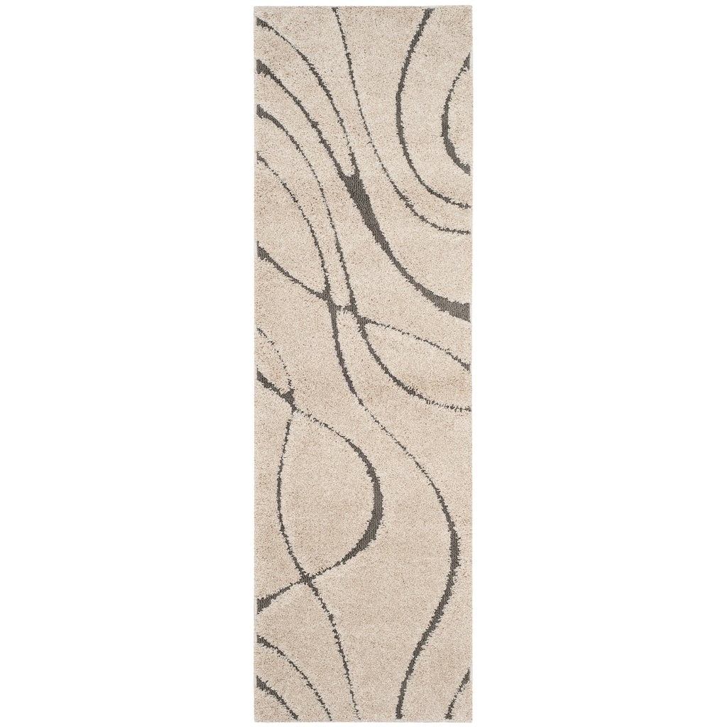 SAFAVIEH Florida Shag Staka Abstract Waves 1.2-inch Area Rug
