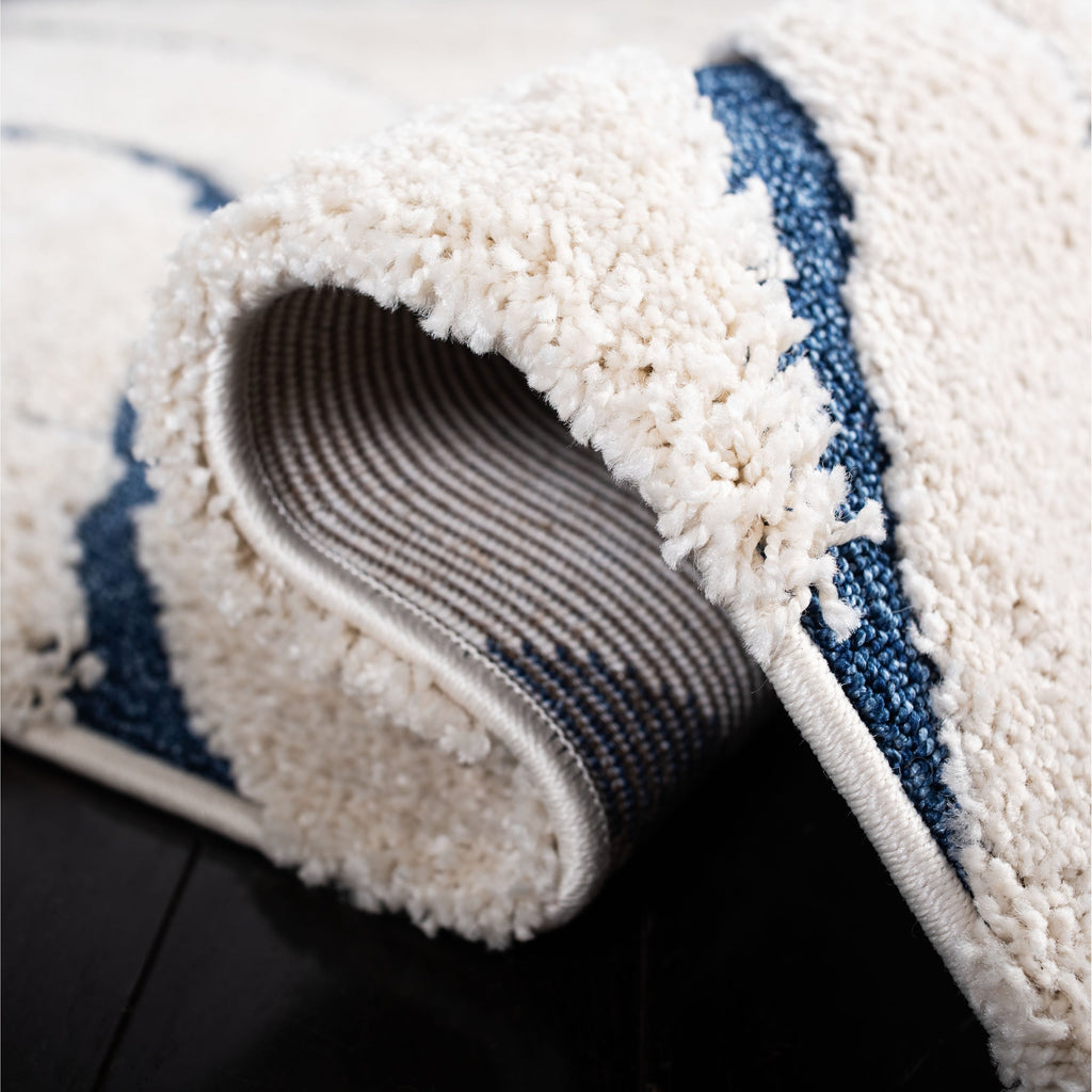 SAFAVIEH Florida Shag Staka Abstract Waves 1.2-inch Area Rug