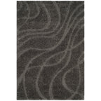 SAFAVIEH Florida Shag Staka Abstract Waves 1.2-inch Area Rug