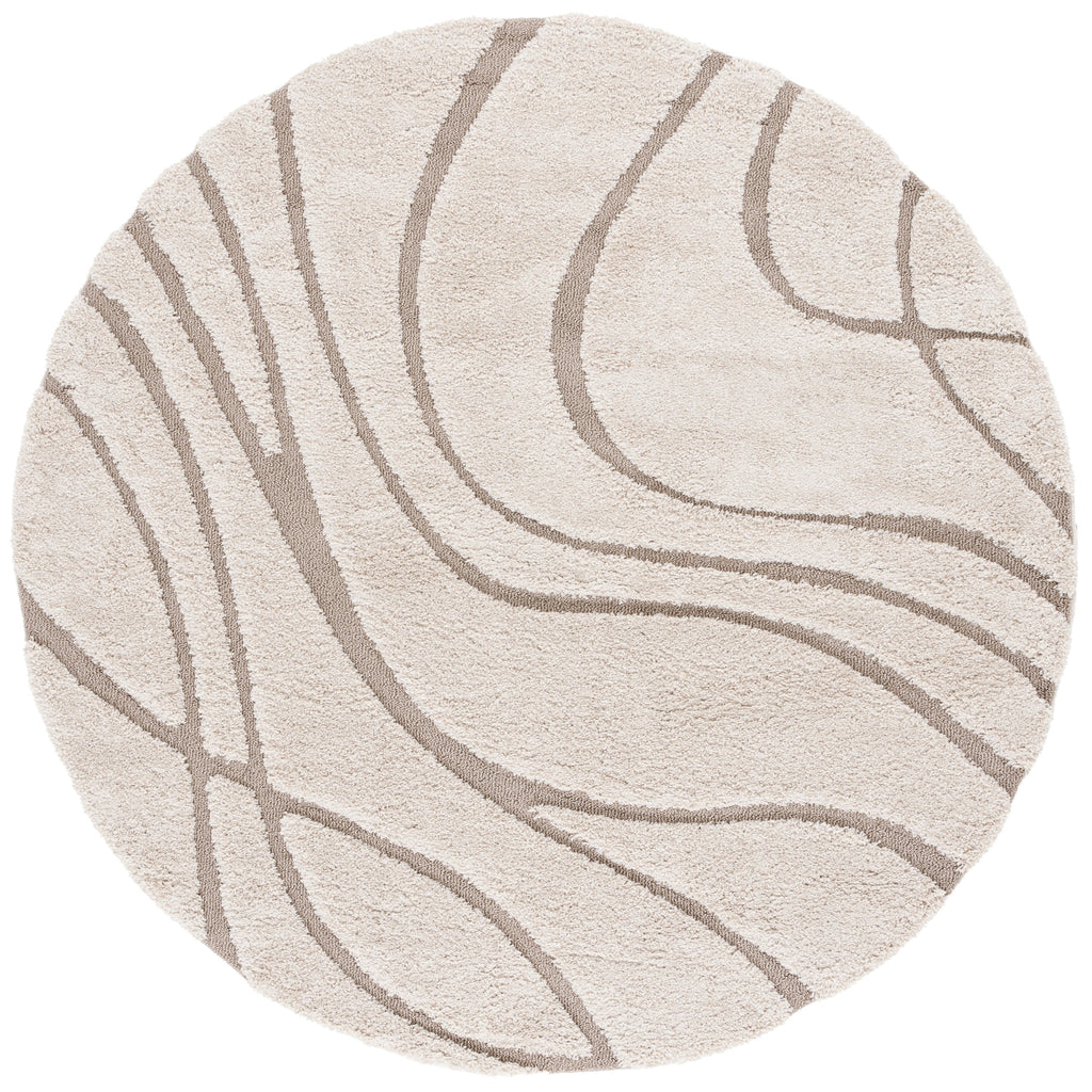 SAFAVIEH Florida Shag Staka Abstract Waves 1.2-inch Area Rug