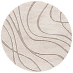 SAFAVIEH Florida Shag Staka Abstract Waves 1.2-inch Area Rug