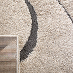 SAFAVIEH Florida Shag Staka Abstract Waves 1.2-inch Area Rug