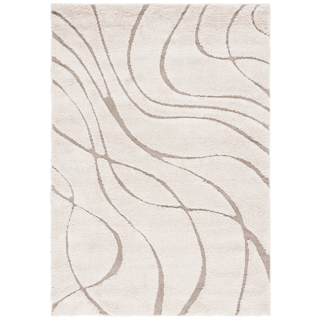 SAFAVIEH Florida Shag Staka Abstract Waves 1.2-inch Area Rug