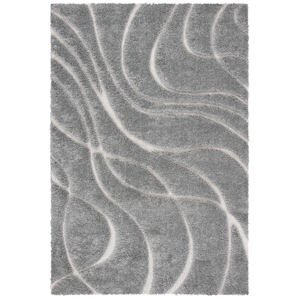 SAFAVIEH Florida Shag Staka Abstract Waves 1.2-inch Area Rug